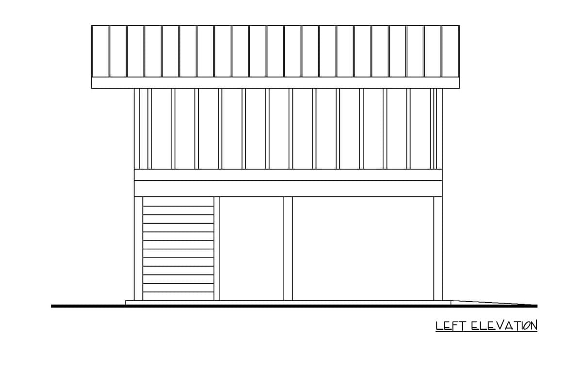 Plan 720189DA: Carport House Plan with Functional Storage Space - Image #2 - Country, Traditional