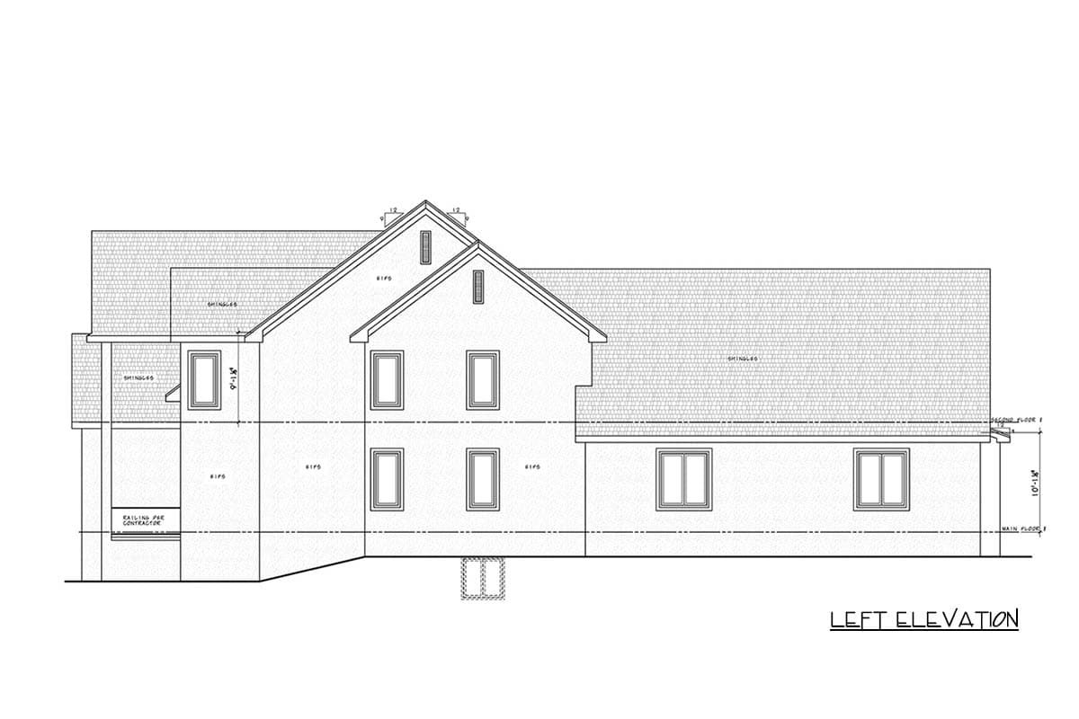 Plan 42764DB: Modern European Four-Bedroom House Plan with Courtyard Entry and Spacious Layout - Image #4 - European, Modern
