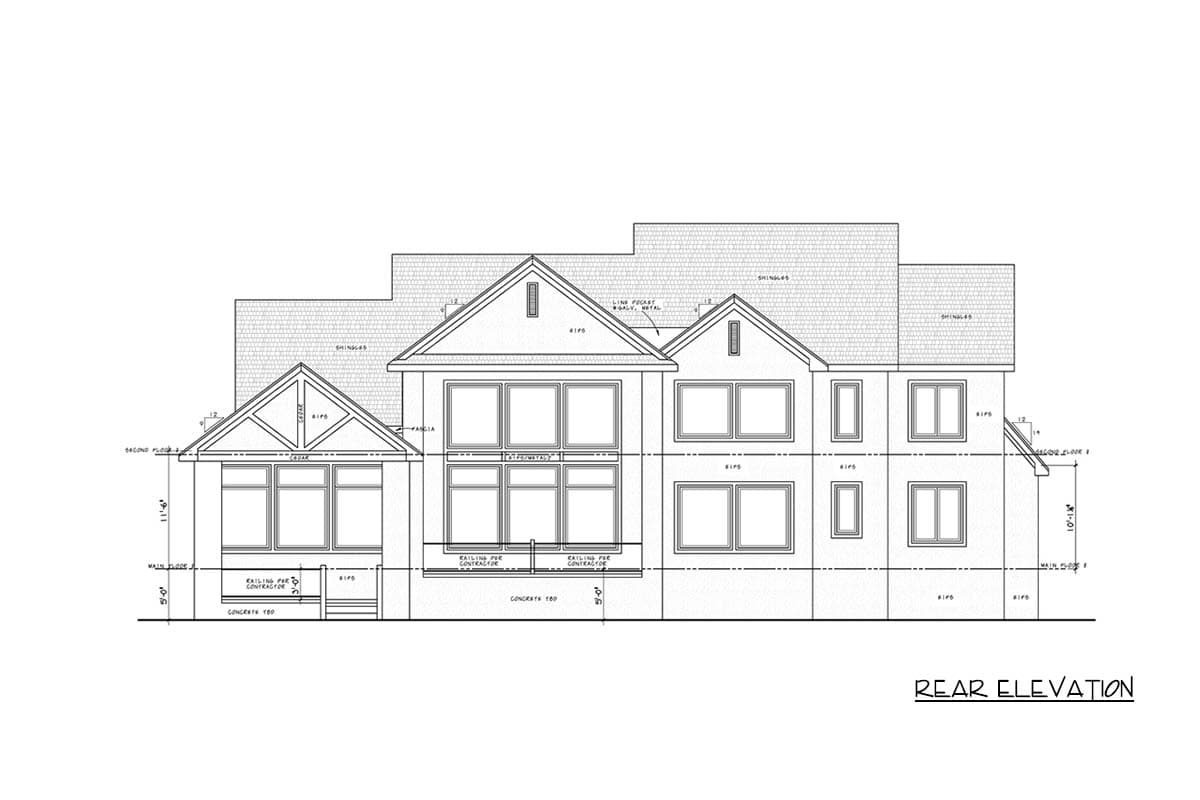Plan 42764DB: Modern European Four-Bedroom House Plan with Courtyard Entry and Spacious Layout - Image #5 - European, Modern