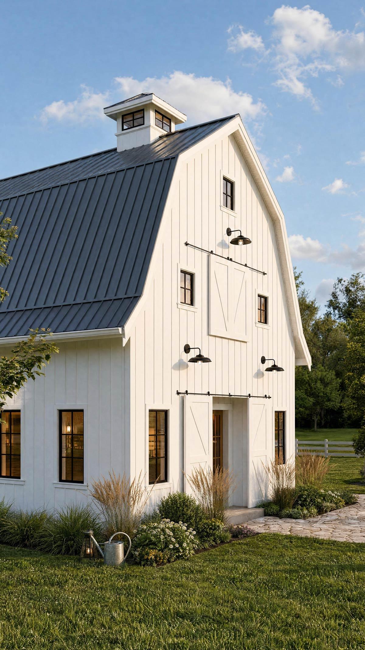 Plan 270133AF: Charming Barn House Plan with Vaulted Master Suite and Loft - Image #4 - Barndominium, Country, Farmhouse