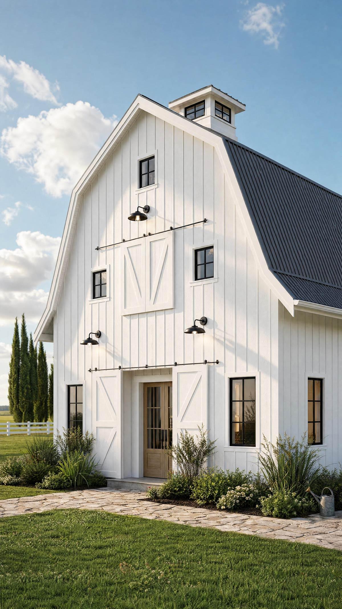 Plan 270133AF: Charming Barn House Plan with Vaulted Master Suite and Loft - Image #5 - Barndominium, Country, Farmhouse