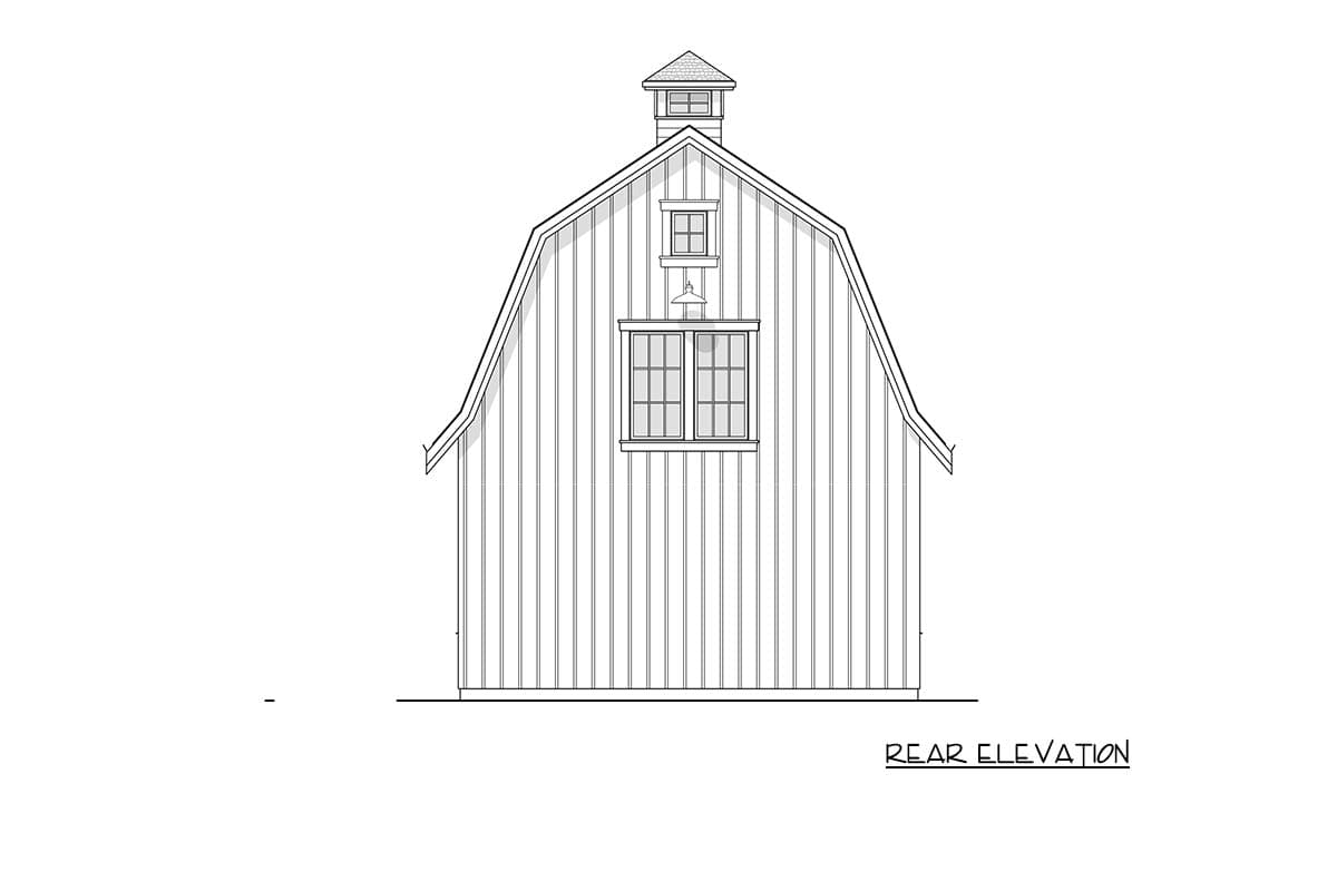 Plan 270133AF: Charming Barn House Plan with Vaulted Master Suite and Loft - Image #9 - Barndominium, Country, Farmhouse