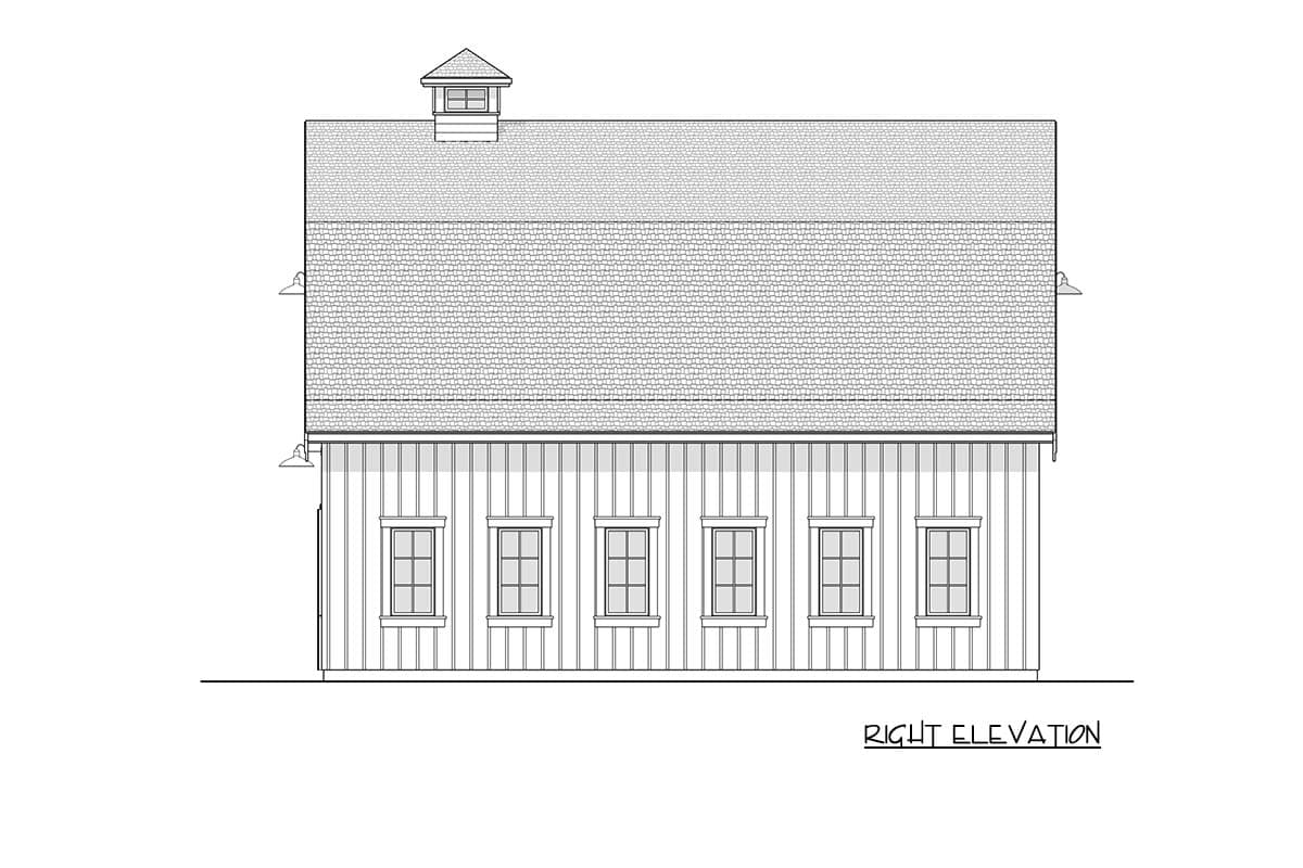 Plan 270133AF: Charming Barn House Plan with Vaulted Master Suite and Loft - Image #10 - Barndominium, Country, Farmhouse
