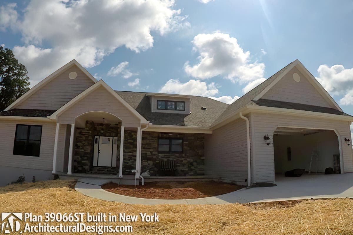 build gallery item - House Plan 39066ST Comes to Life in New York