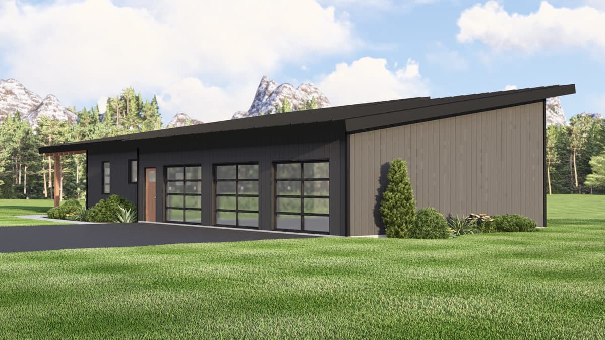 Plan 135431GRA: Modern Mountain House Plan Featuring Three Car Garage and Expansive Decks - Image #3 - Mountain, Transitional