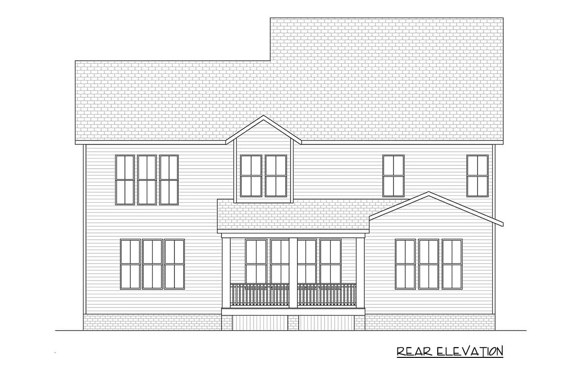 Plan 260035RVC: Modern Farmhouse House Plan with 4 Bedrooms and Spacious Bonus Room - Image #5 - Country, Craftsman, Farmhouse, Modern Farmhouse, Traditional
