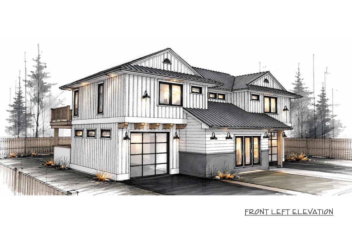 Plan 147073RML: Modern Contemporary House Plan with 3 Bedrooms and 2,248 Square Feet - Image #5 - Contemporary, Modern, Northwest