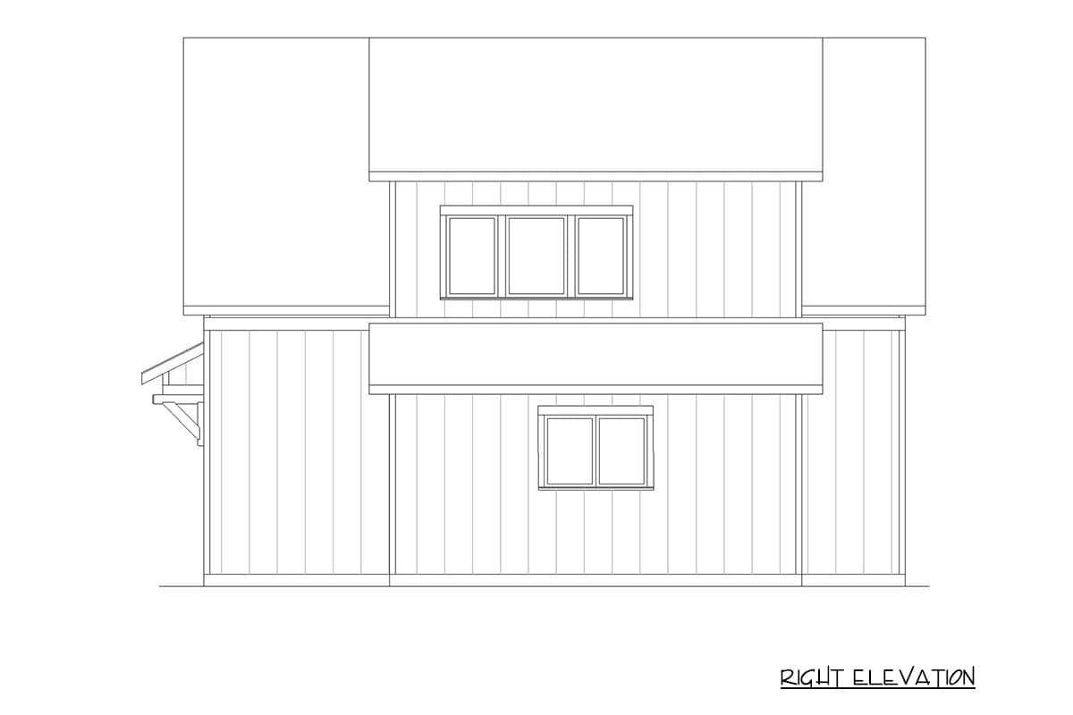 Plan 470320REY: Carriage House Plan with One Bedroom and Spacious Workshop - Image #5 - Carriage, Country, Craftsman, Modern Farmhouse