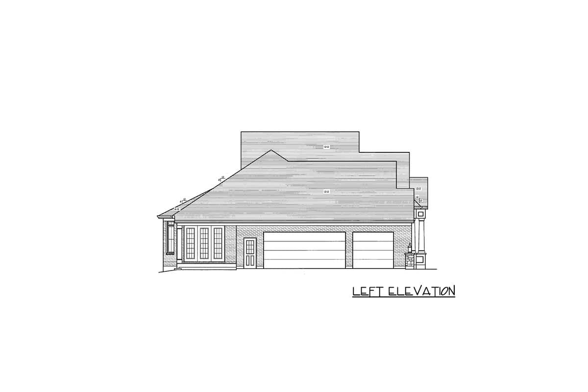 Plan 39073ST: One-Story House Plan with Complimentary Lower Level for Expansion - Image #14 - Traditional