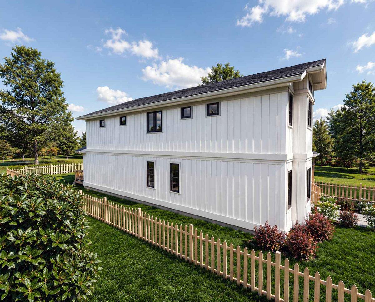 Plan 147074RML: Modern Farmhouse House Plan with 3 Bedrooms and 1972 Square Feet - Image #4 - Farmhouse, Modern Farmhouse