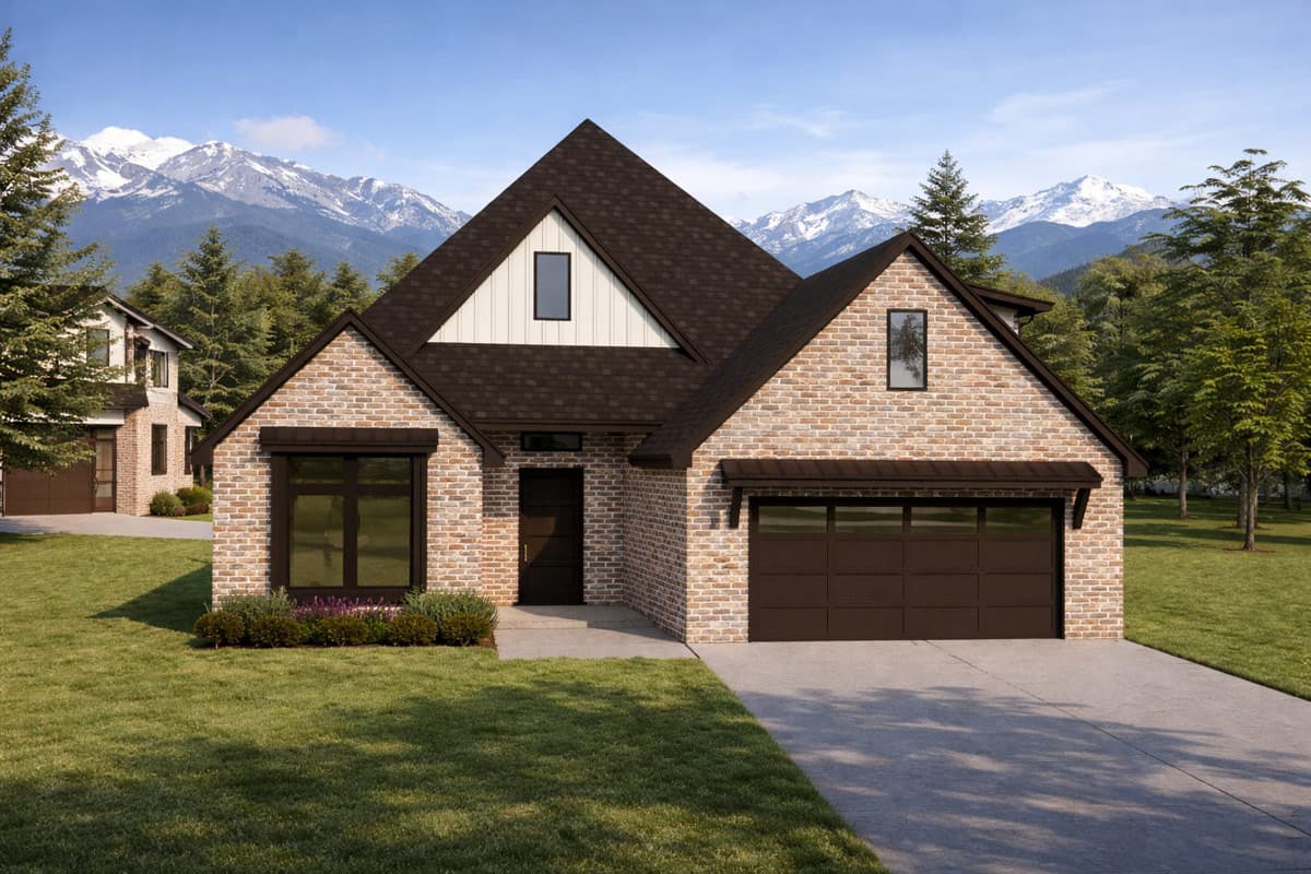 Plan 880016HLN: European-Style House Plan with 4 Bedrooms and 2468 Square Feet - Image #3 - European, Traditional