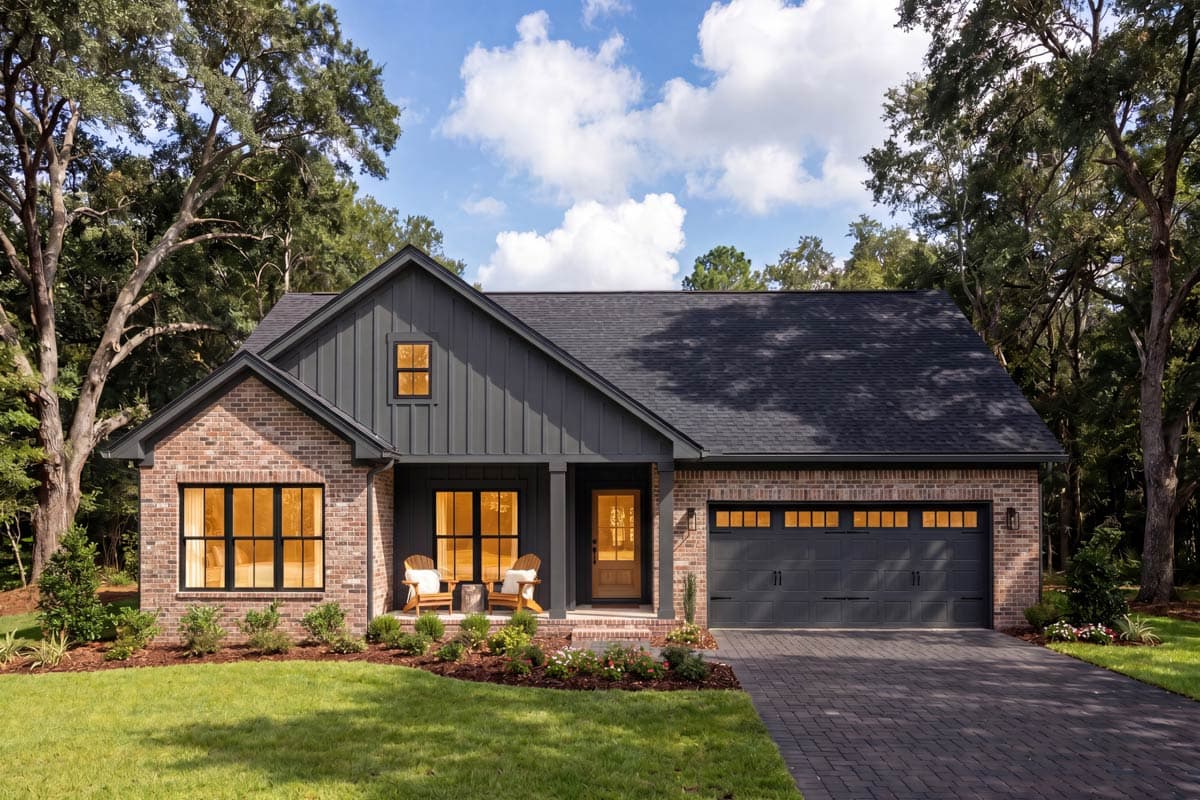 Plan 52050HZ: Modern Farmhouse Plan with 3-Beds and 2-Baths - Image #4 - Country, Modern Farmhouse, New American, Ranch, Southern, Traditional