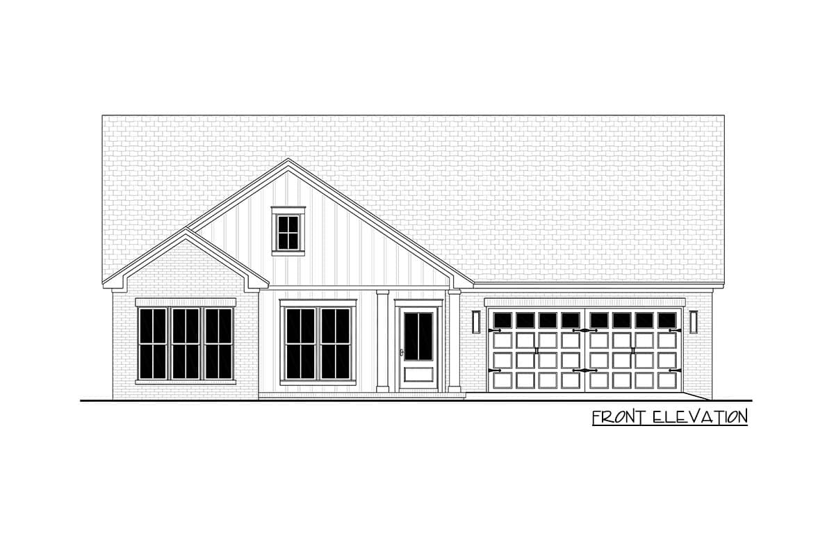 Plan 52050HZ: Modern Farmhouse Plan with 3-Beds and 2-Baths - Image #17 - Country, Modern Farmhouse, New American, Ranch, Southern, Traditional