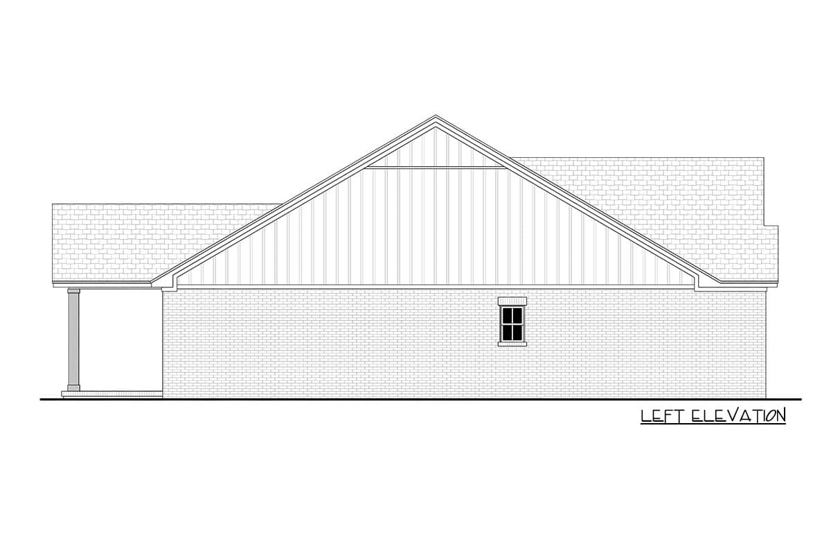 Plan 52050HZ: Modern Farmhouse Plan with 3-Beds and 2-Baths - Image #18 - Country, Modern Farmhouse, New American, Ranch, Southern, Traditional