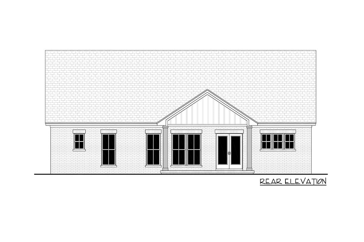 Plan 52050HZ: Modern Farmhouse Plan with 3-Beds and 2-Baths - Image #19 - Country, Modern Farmhouse, New American, Ranch, Southern, Traditional