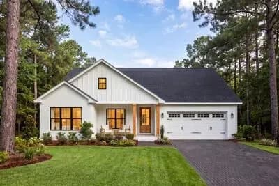 Modern Farmhouse Plan with 3-Beds and 2-Baths