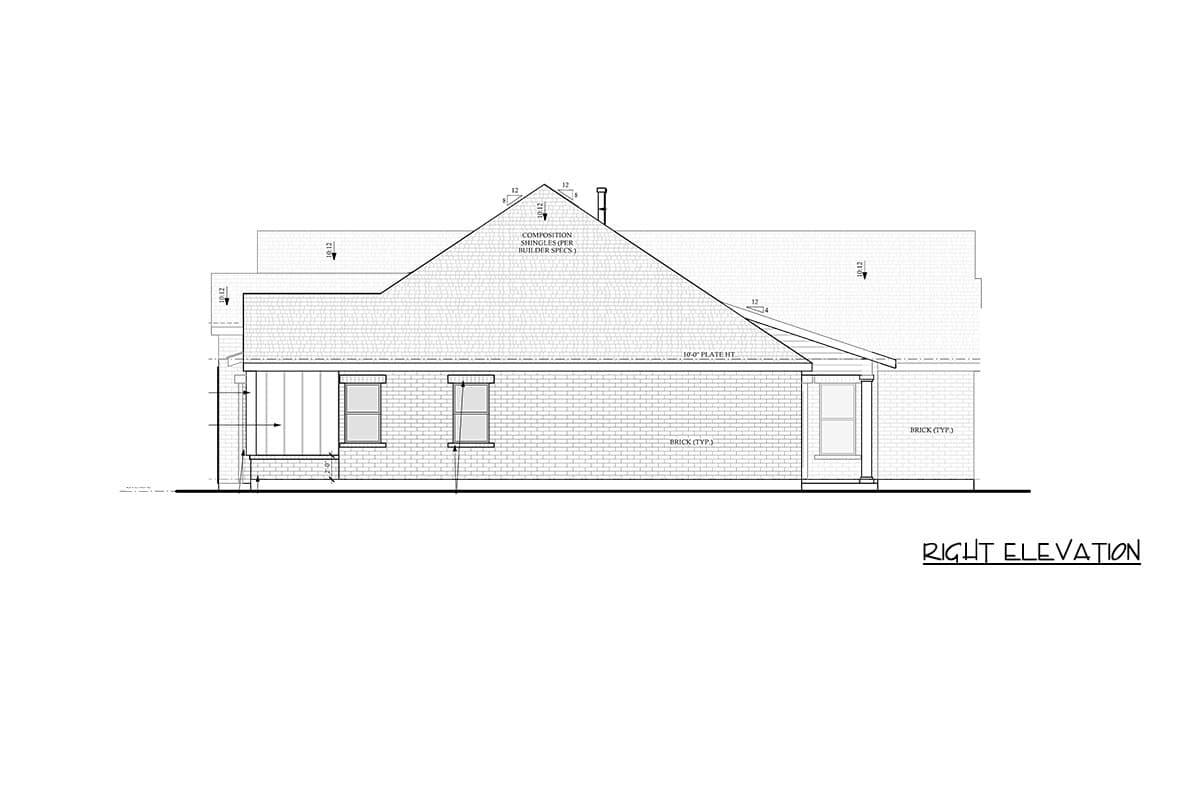 Plan 440046PWL: Transitional House Plan with 4 Bedrooms and Open Living Space - Image #5 - Hill Country, Modern Farmhouse, New American, Prairie, Ranch, Transitional