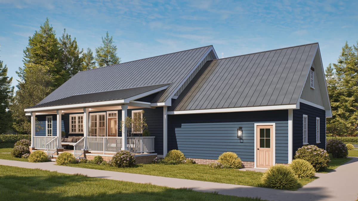 Plan 25960GE: Modern Farmhouse House Plan with 3 Bedrooms and 1541 Square Feet - Image #5 - Modern Farmhouse, New American, Ranch, Traditional