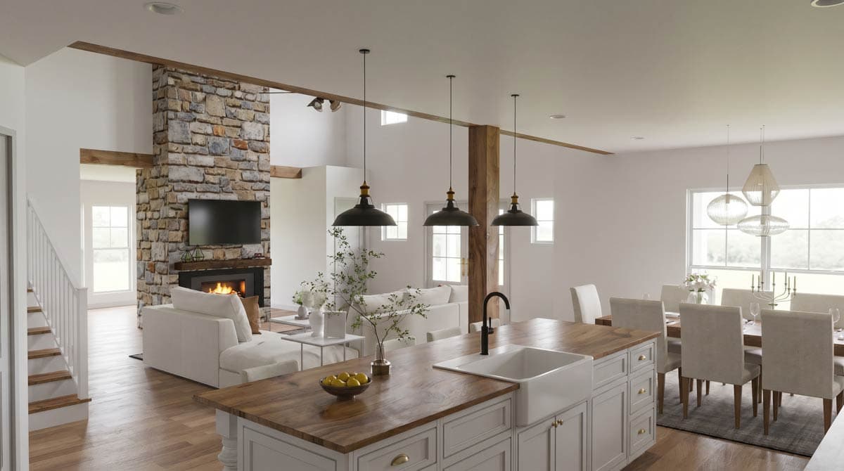 Plan 70977MK: Charming Farmhouse House Plan with Three Bedrooms and Expansive Porch - Image #9 - Country, Farmhouse