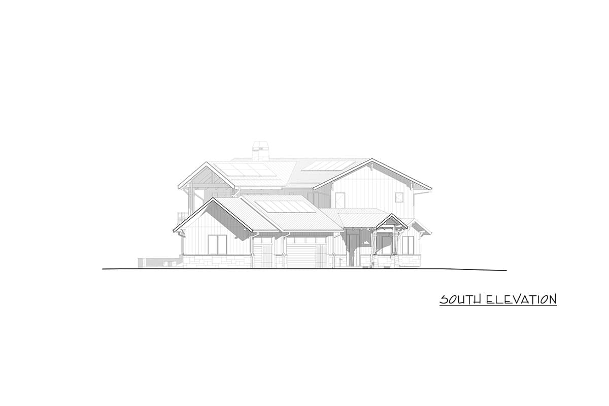 Plan 640011SRA: Modern Transitional Prairie House Plan with 4 Bedrooms and Expansive Wraparound Porch - Image #25 - Hill Country, Modern Farmhouse, Mountain, Prairie, Transitional