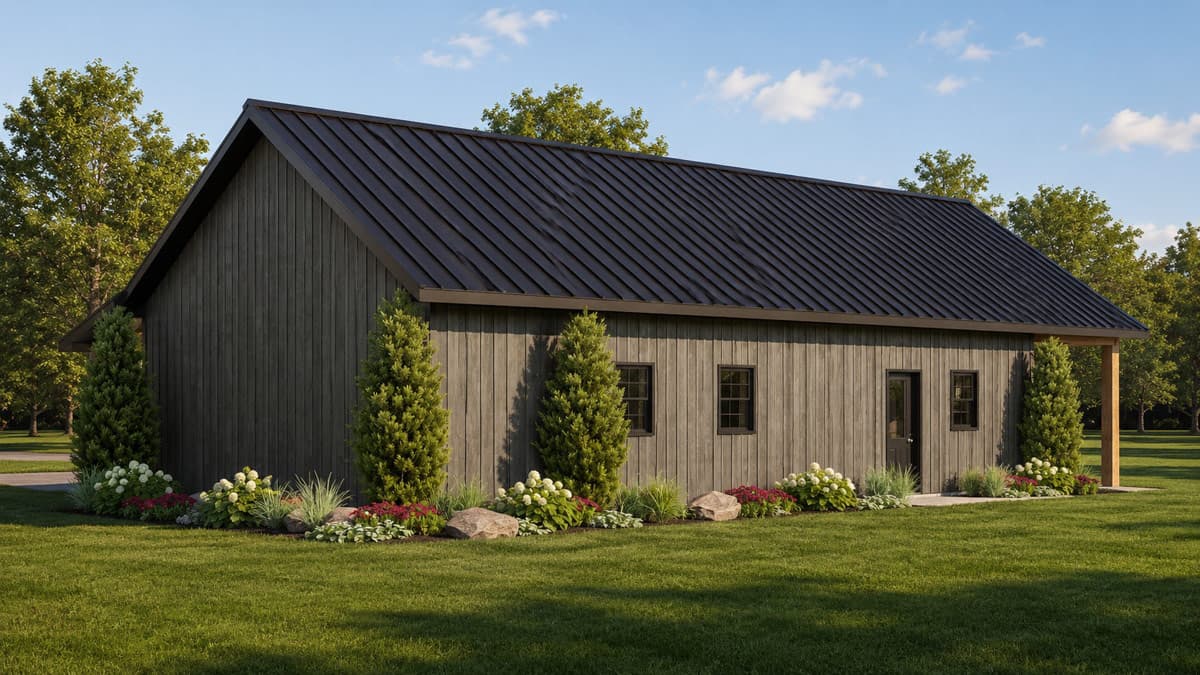 Plan 135440GRA: New American Barn-Style House Plan with Two Bedrooms - Image #3 - Country, New American