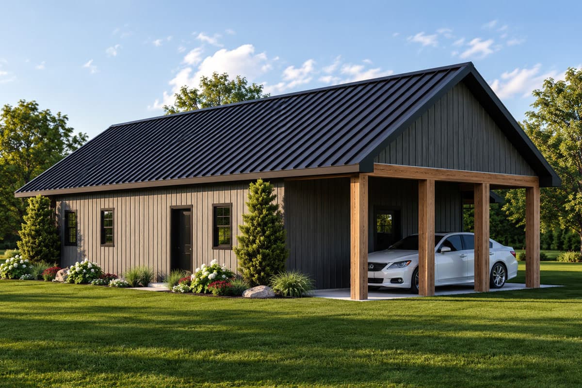 Plan 135440GRA: New American Barn-Style House Plan with Two Bedrooms - Image #4 - Country, New American