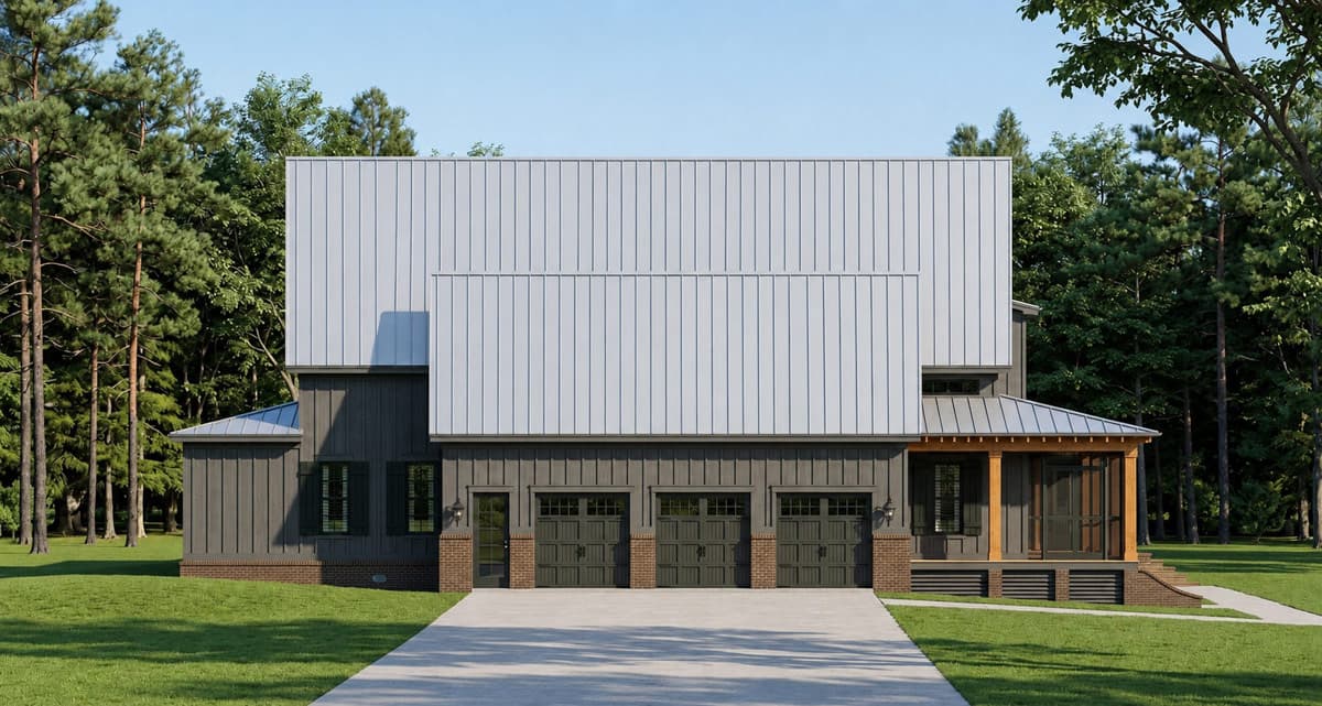 Plan 777076MTL: Modern Farmhouse House Plan with 4 Bedrooms and 3-Car Garage - Image #5 - Country, Farmhouse, Low Country, Modern Farmhouse, Southern