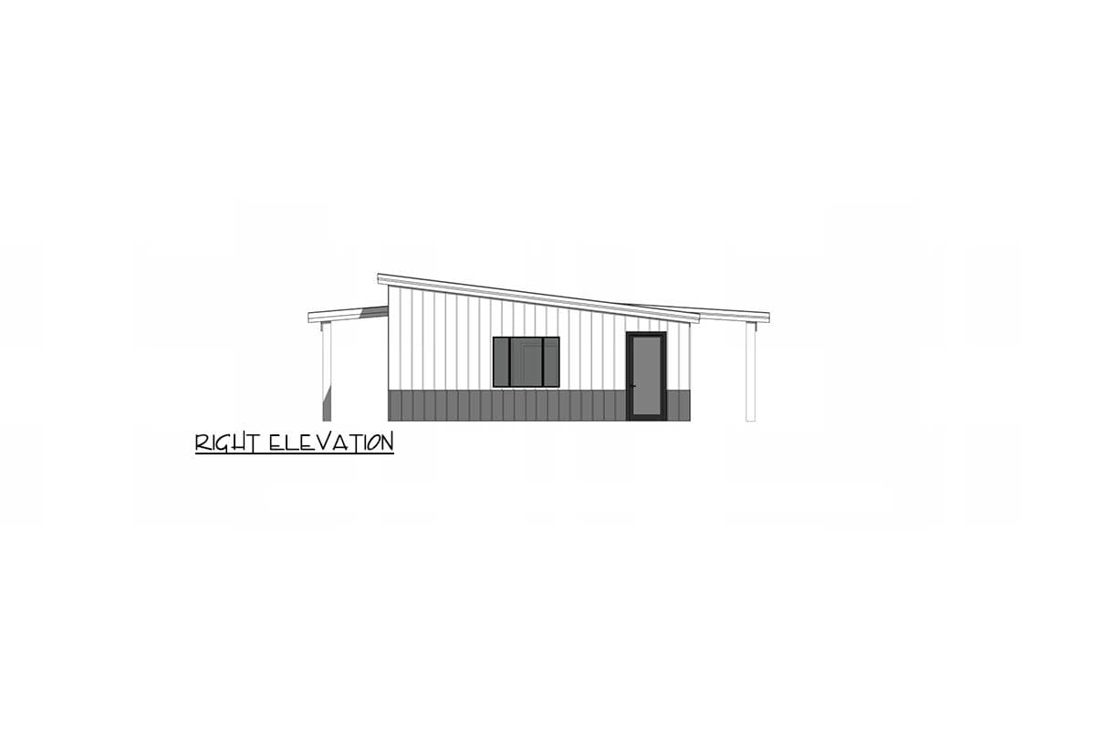 Plan 421044HFC: Sleek Barndominium House Plan Featuring Expansive Three-Car Garage and Flexible Layout - Image #5 - Barndominium, Country