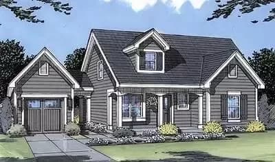 Single Garage with Breezeway