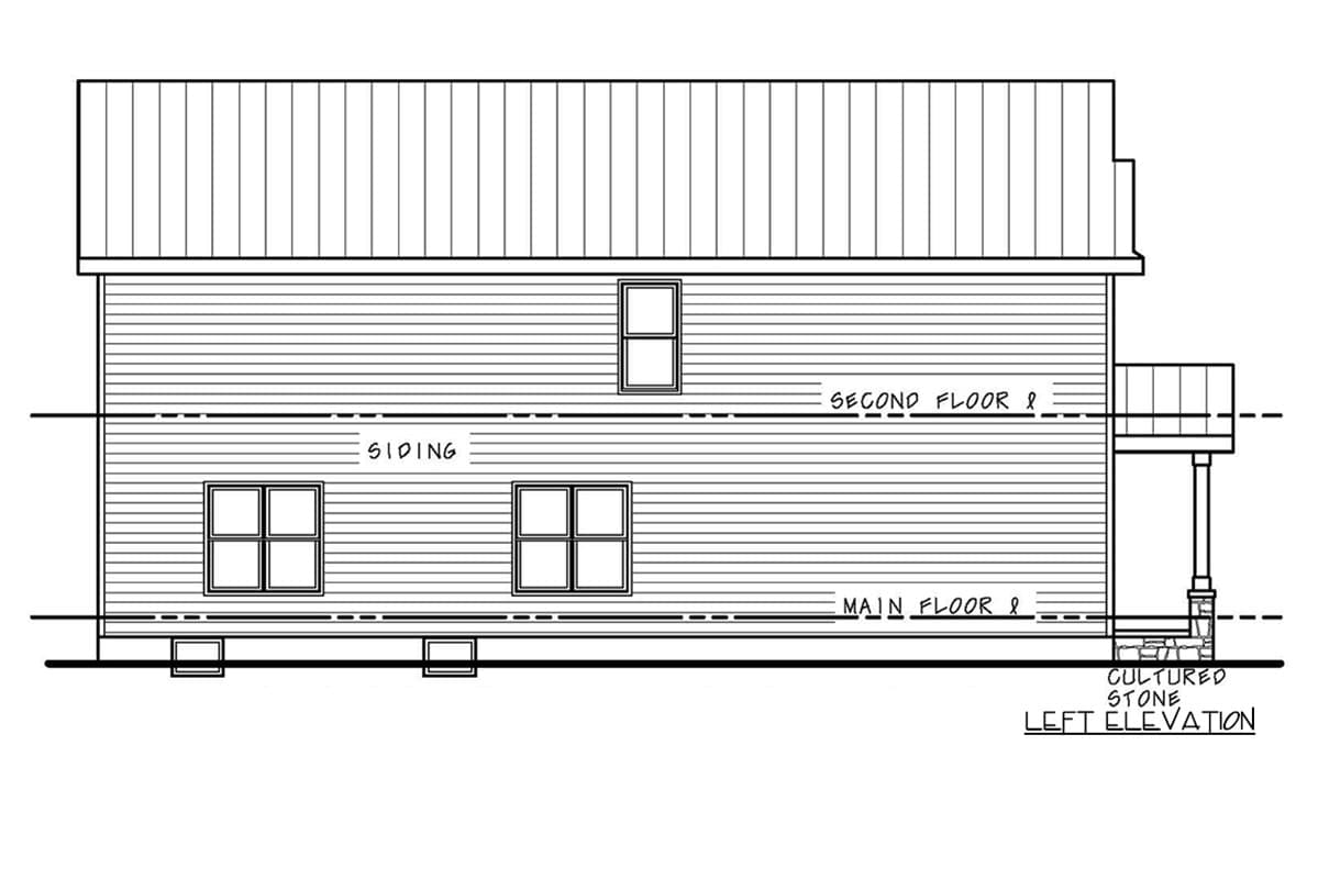 Plan 42768DB: Modern Farmhouse House Plan with 3 Bedrooms and 2370 Square Feet - Image #3 - Farmhouse, Modern Farmhouse, Traditional