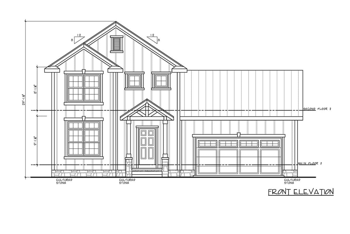 Plan 42768DB: Modern Farmhouse House Plan with 3 Bedrooms and 2370 Square Feet - Image #2 - Farmhouse, Modern Farmhouse, Traditional