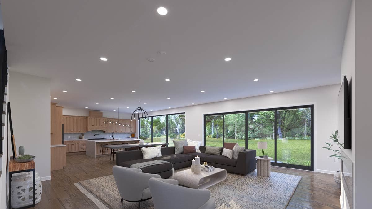 Plan 61759UT: Contemporary Northwest House Plan with 4 Bedrooms and Spacious Rooftop Deck - Image #9 - Contemporary, Modern, Northwest