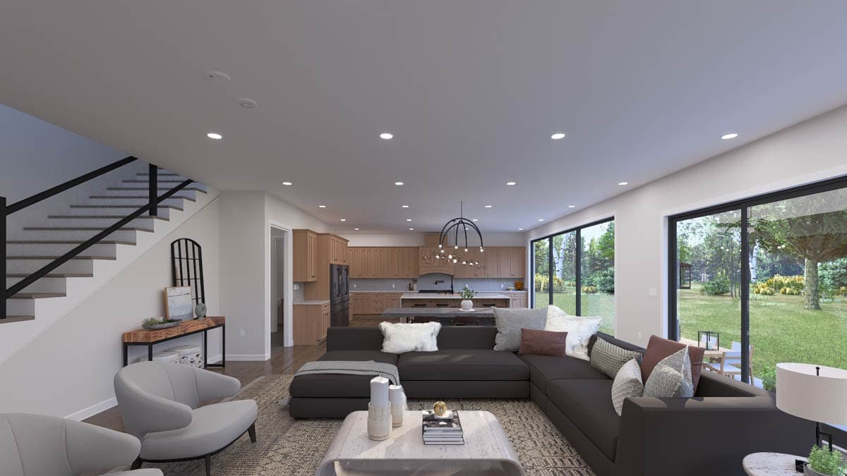 Plan 61759UT: Contemporary Northwest House Plan with 4 Bedrooms and Spacious Rooftop Deck - Image #12 - Contemporary, Modern, Northwest