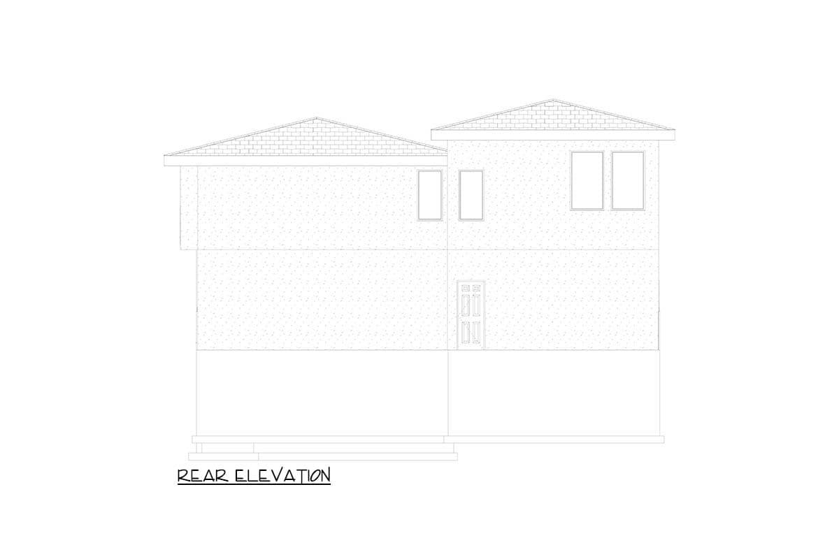 Plan 61759UT: Contemporary Northwest House Plan with 4 Bedrooms and Spacious Rooftop Deck - Image #30 - Contemporary, Modern, Northwest