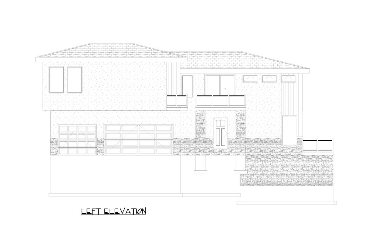 Plan 61759UT: Contemporary Northwest House Plan with 4 Bedrooms and Spacious Rooftop Deck - Image #29 - Contemporary, Modern, Northwest