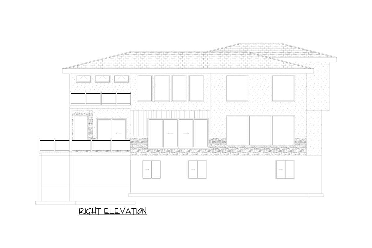 Plan 61759UT: Contemporary Northwest House Plan with 4 Bedrooms and Spacious Rooftop Deck - Image #31 - Contemporary, Modern, Northwest