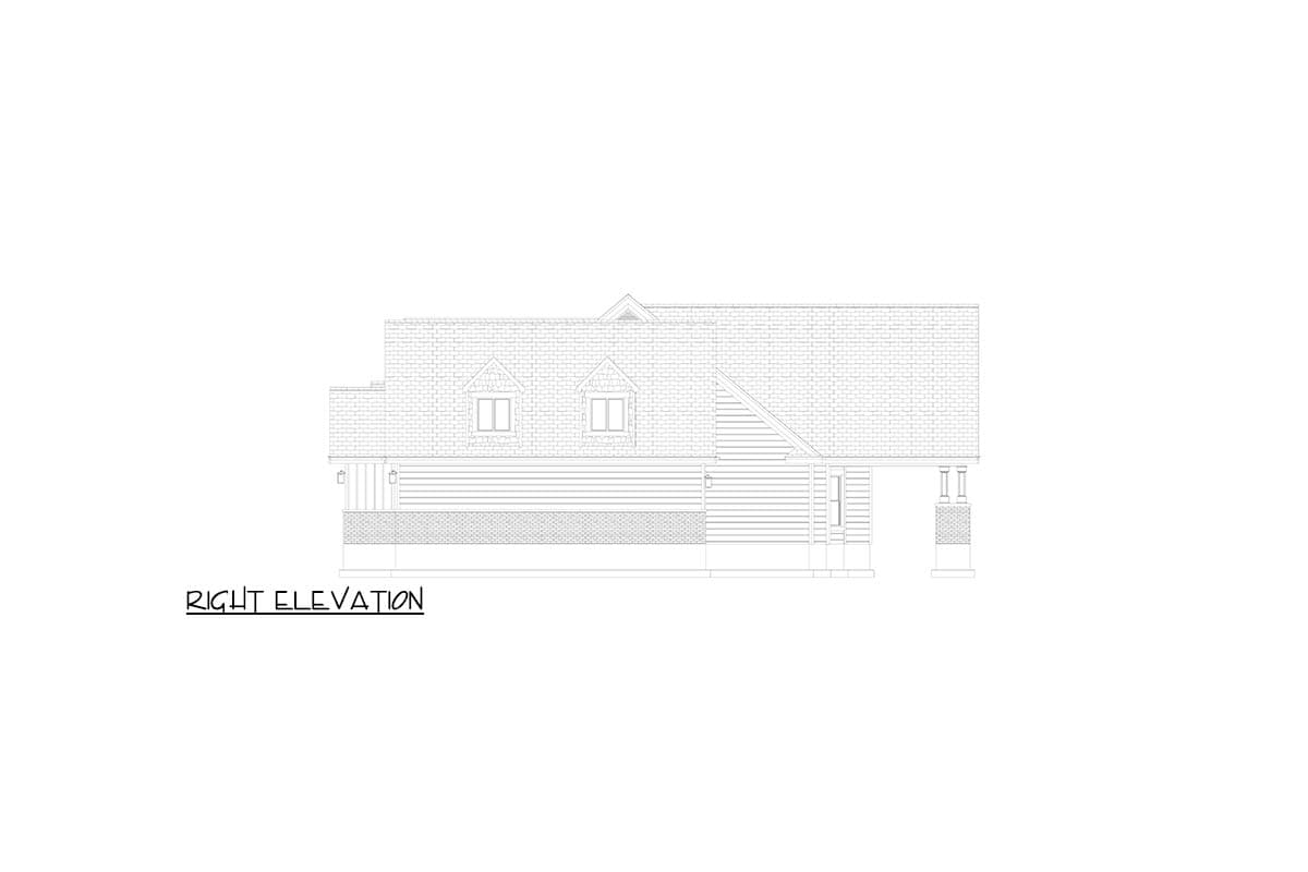 Plan 61760UT: Craftsman Modern Farmhouse House Plan with 3 Bedrooms and Bonus Room - Image #27 - Craftsman, Modern Farmhouse, Traditional