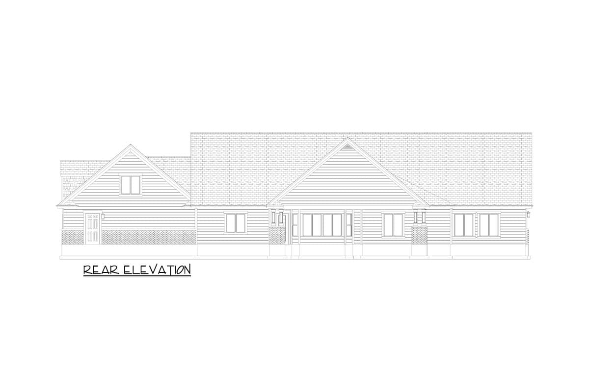 Plan 61760UT: Craftsman Modern Farmhouse House Plan with 3 Bedrooms and Bonus Room - Image #25 - Craftsman, Modern Farmhouse, Traditional