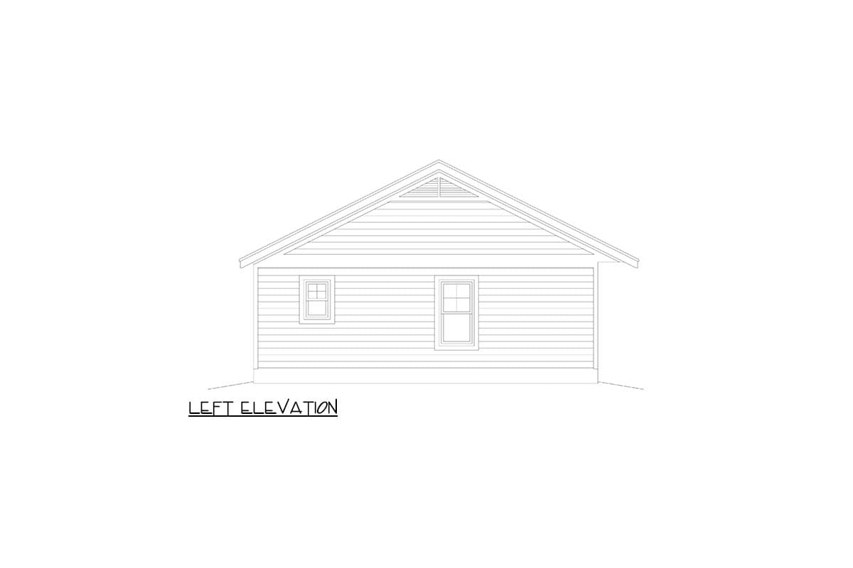 Plan 680684VR: Duplex Ranch House Plan with Two Private One-Bedroom Units - Image #3 - Ranch, Traditional