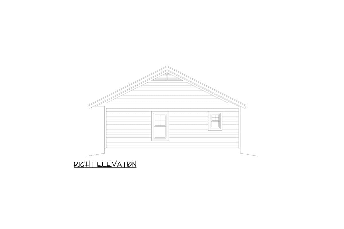 Plan 680684VR: Duplex Ranch House Plan with Two Private One-Bedroom Units - Image #5 - Ranch, Traditional