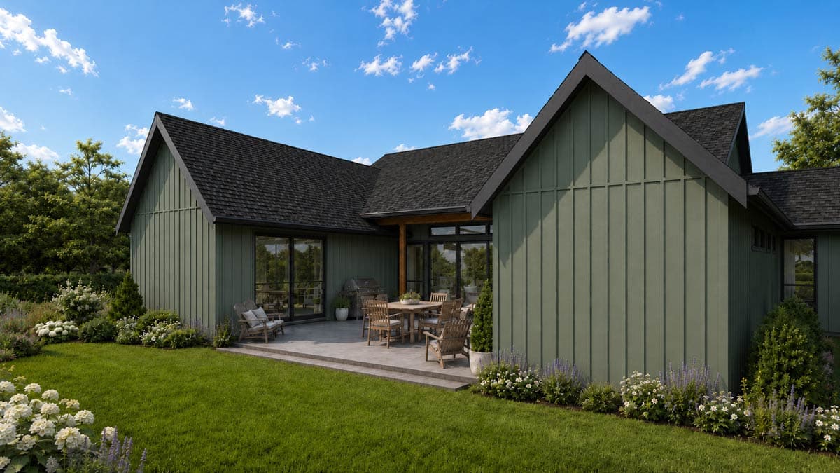 Plan 69924AM: Modern Craftsman House Plan with Courtyard and Three Bedrooms - Image #5 - Craftsman, Northwest, Ranch, Scandinavian