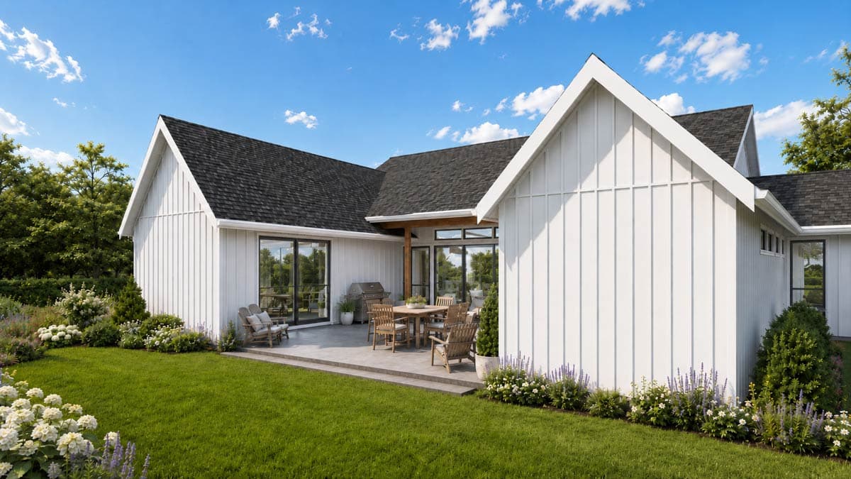 Plan 69924AM: Modern Craftsman House Plan with Courtyard and Three Bedrooms - Image #6 - Craftsman, Northwest, Ranch, Scandinavian