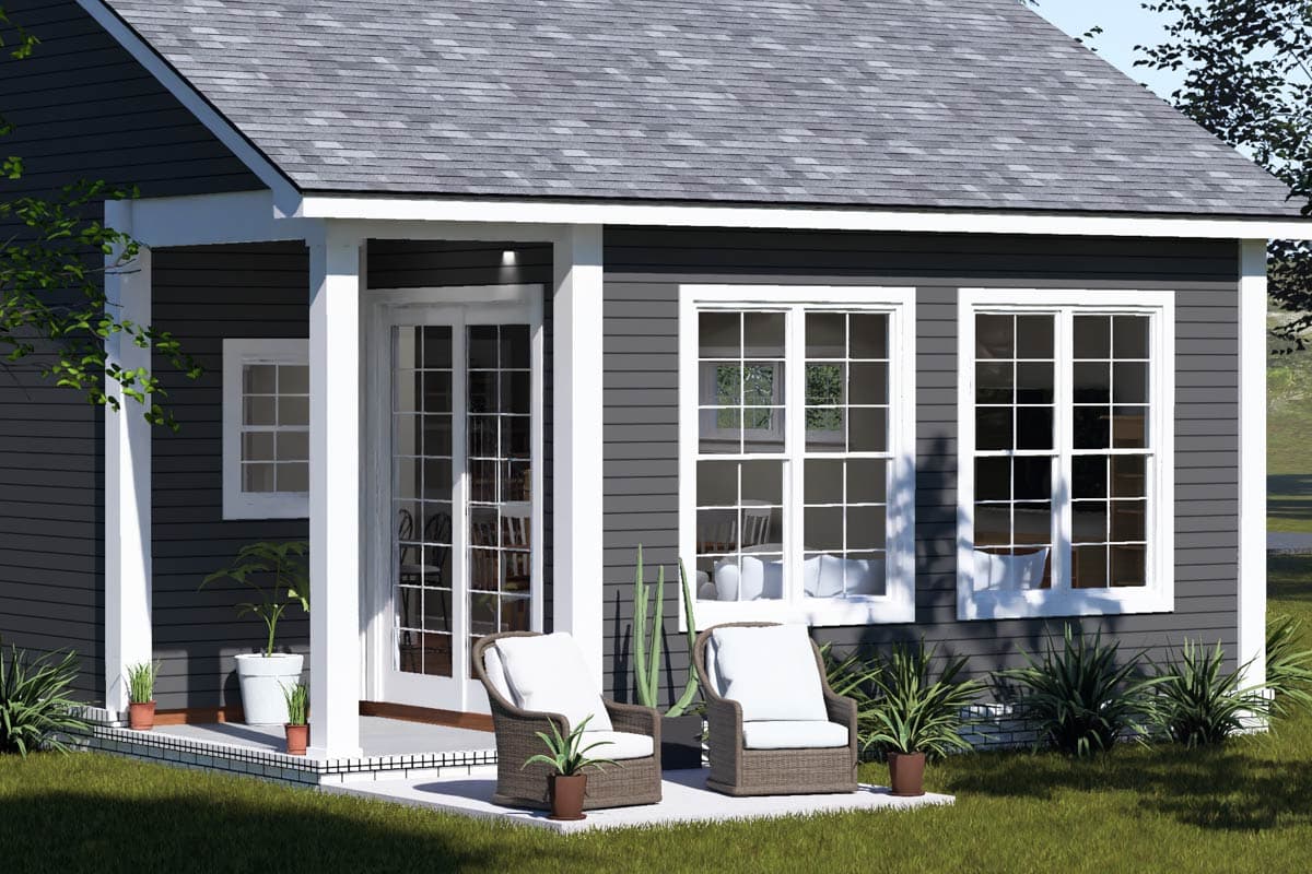 Plan 52559WM: Three-Bedroom Farmhouse House Plan with Versatile Loft Space - Image #6 - Country, Farmhouse, Traditional