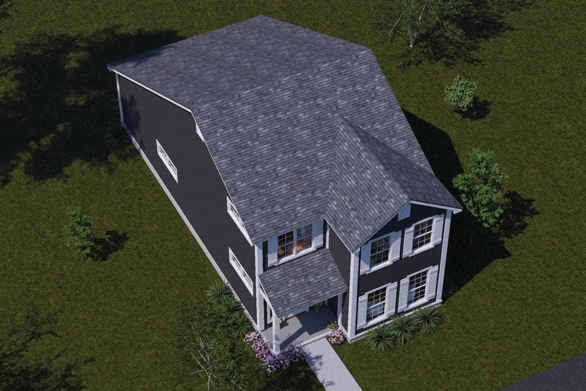 Plan 52559WM: Three-Bedroom Farmhouse House Plan with Versatile Loft Space - Image #8 - Country, Farmhouse, Traditional