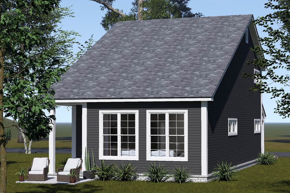 Plan 52559WM: Three-Bedroom Farmhouse House Plan with Versatile Loft Space - Image #7 - Country, Farmhouse, Traditional