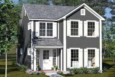 Three-Bedroom Farmhouse House Plan with Versatile Loft Space