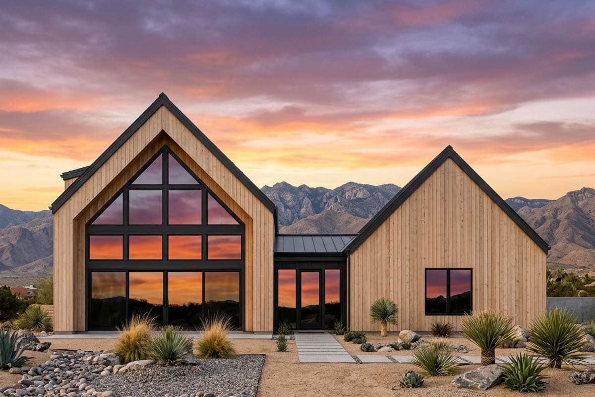 Plan 818209JSS: Modern Scandinavian Mountain House Plan with Three Bedrooms and Loft - Image #5 - Modern, Mountain, Scandinavian