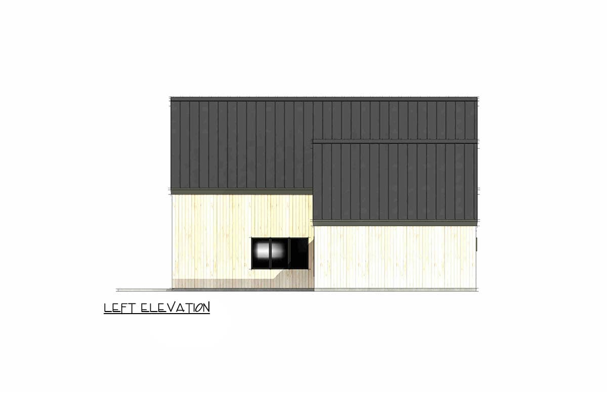Plan 818209JSS: Modern Scandinavian Mountain House Plan with Three Bedrooms and Loft - Image #7 - Modern, Mountain, Scandinavian