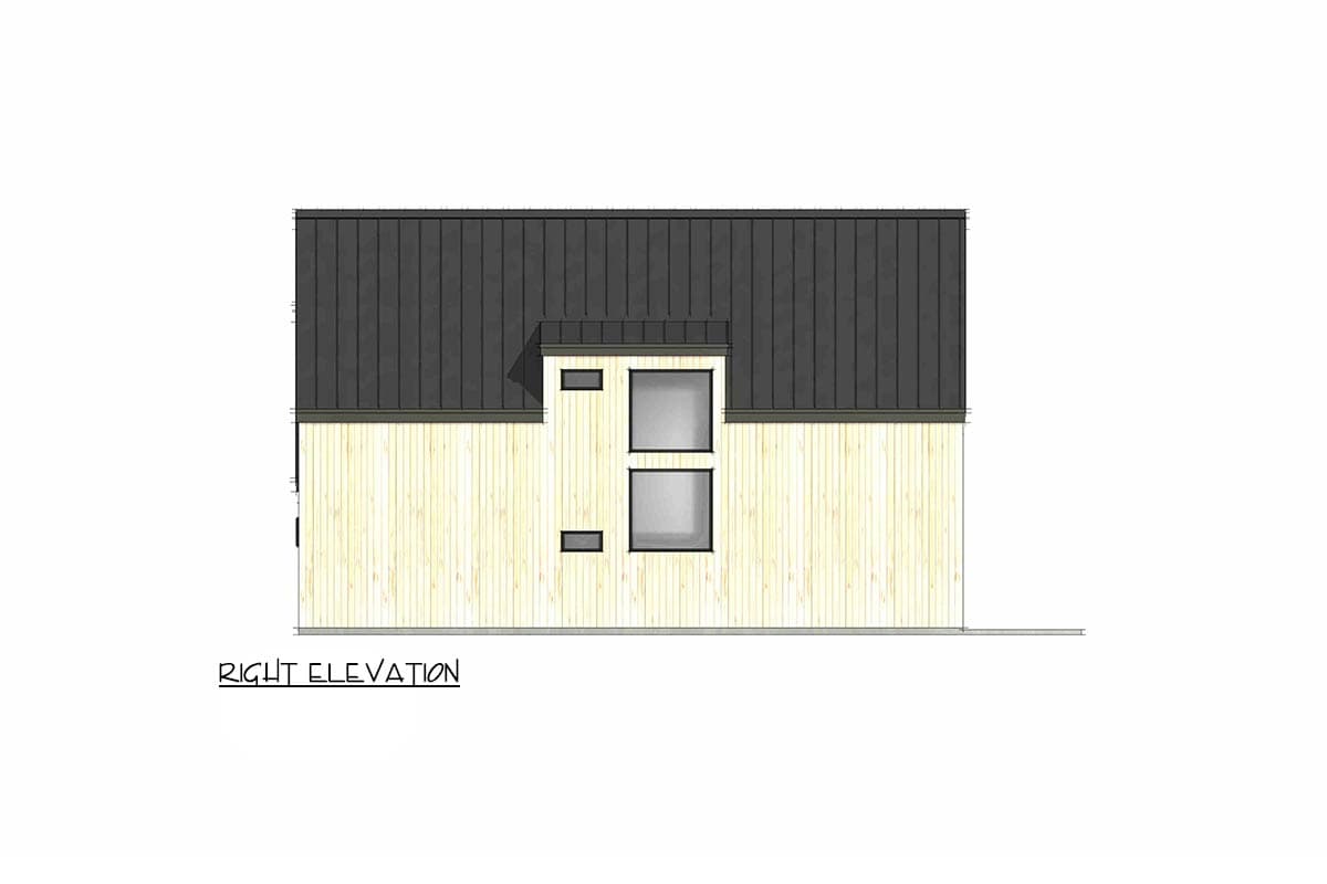 Plan 818209JSS: Modern Scandinavian Mountain House Plan with Three Bedrooms and Loft - Image #9 - Modern, Mountain, Scandinavian