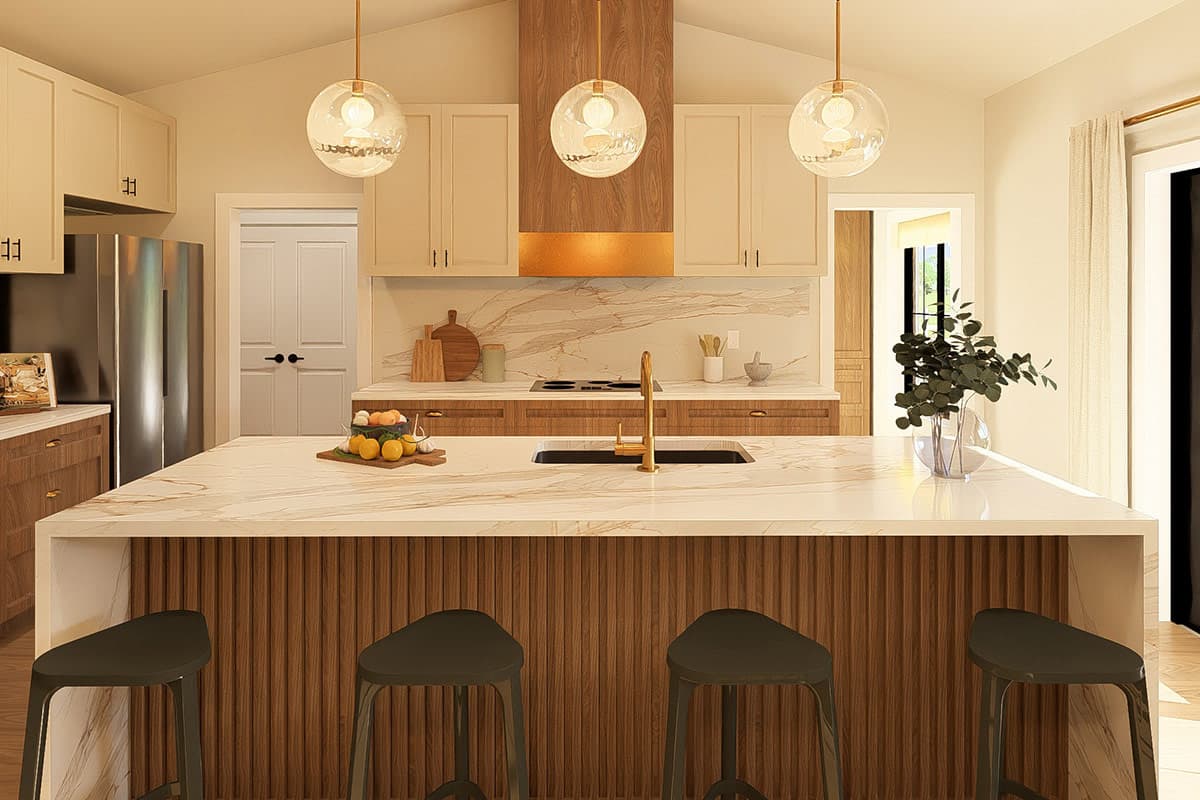 Plan 67854MG: Modern Farmhouse House Plan with 2 Bedrooms and Spacious Front Porch - Image #12 - Country, Craftsman, Farmhouse, Modern Farmhouse, Ranch
